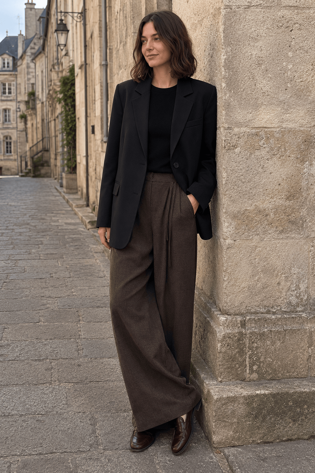 Split Back Relaxed Fit Blazer
