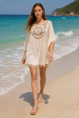 Crochet Cover Up Boho Dress