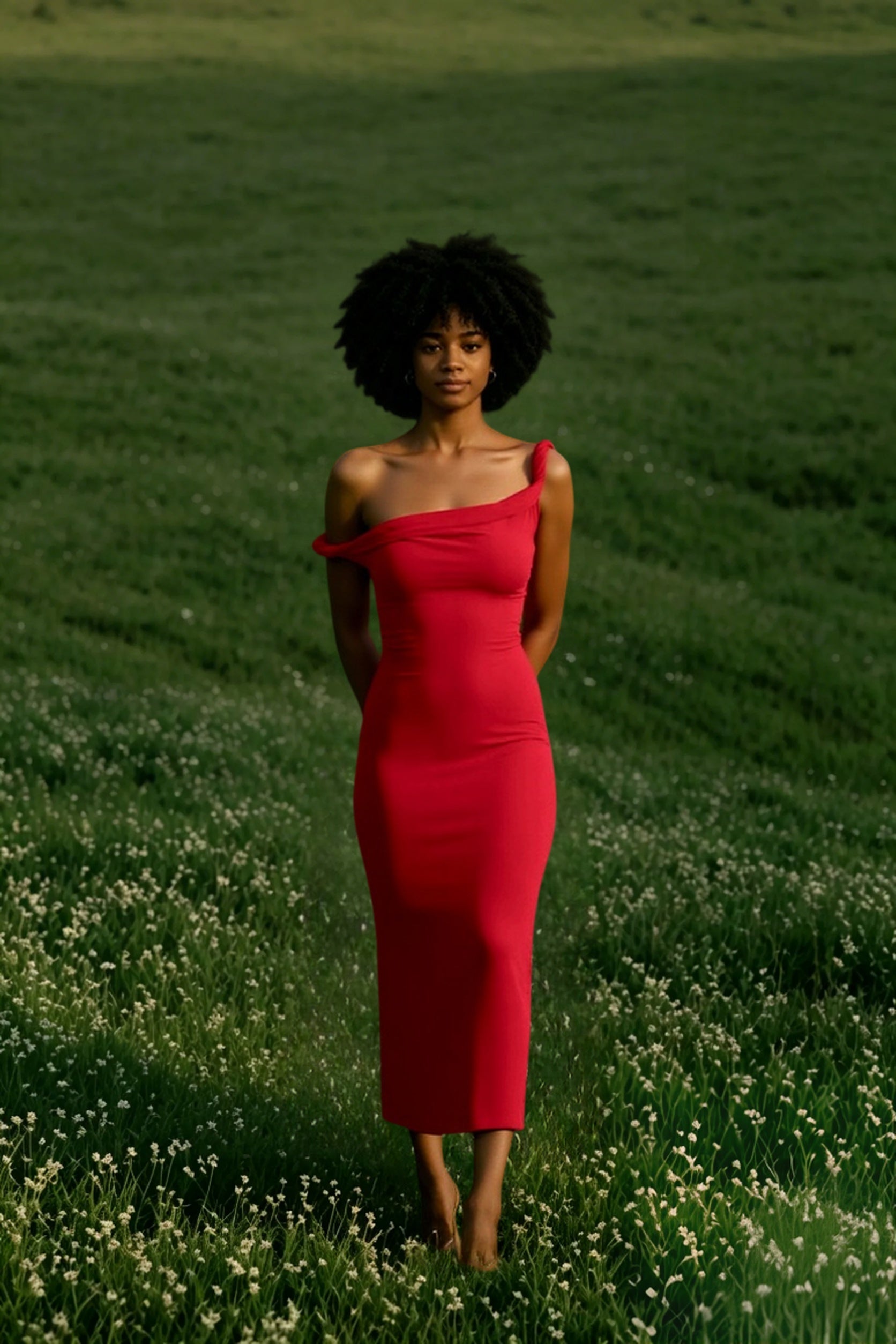 Bardot Rolled Hem Party Dress