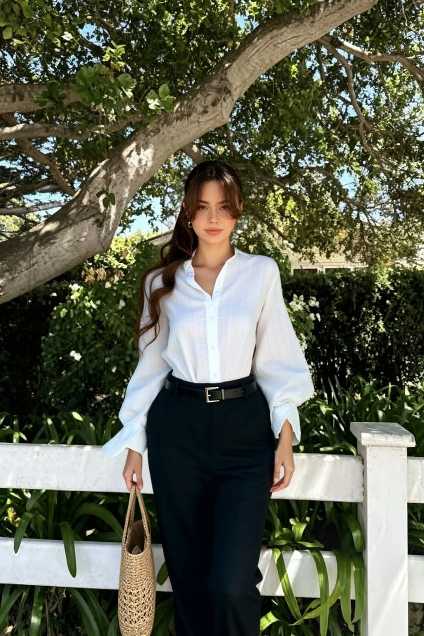 Romantic Lantern Sleeve Blouse