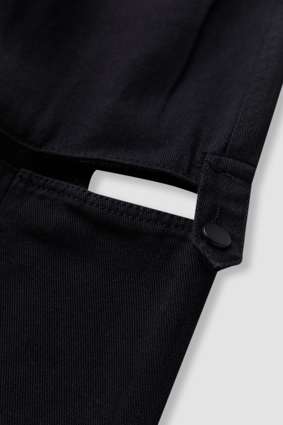 Cut Out Zip Up Straight Leg Casual Pants