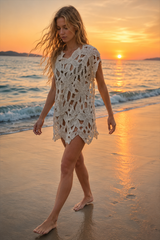 Knit Beach Dress Bikini Cover Up