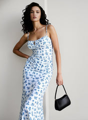 Elegant Floral Beach Bodycon Streetwear Long Summer Clothes Midi Dresses