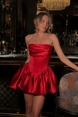 Slinky Strapless Fitted Party Dress