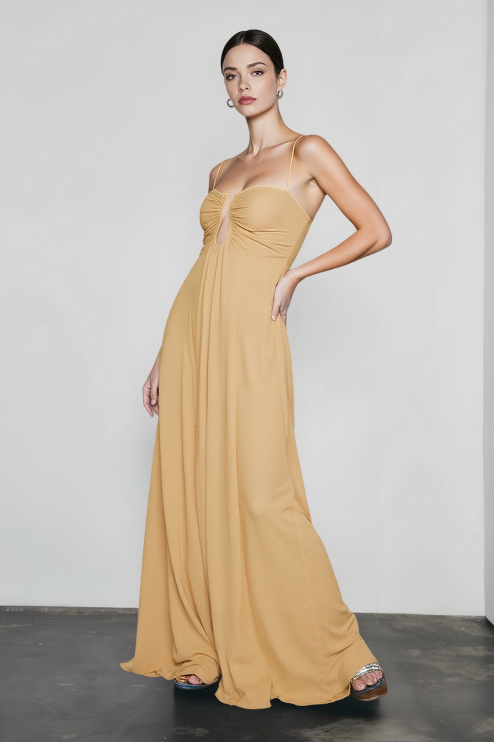 Spaghetti Strap Swing Vacation Dress