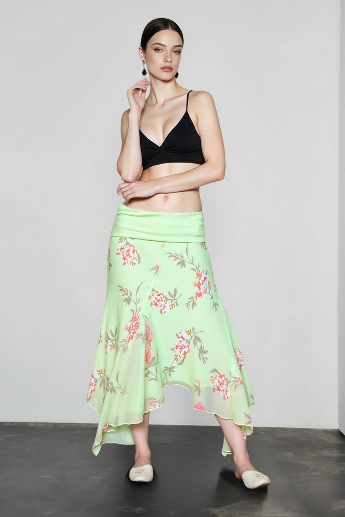 Sheer Mesh Lightweight Vacation Skirt