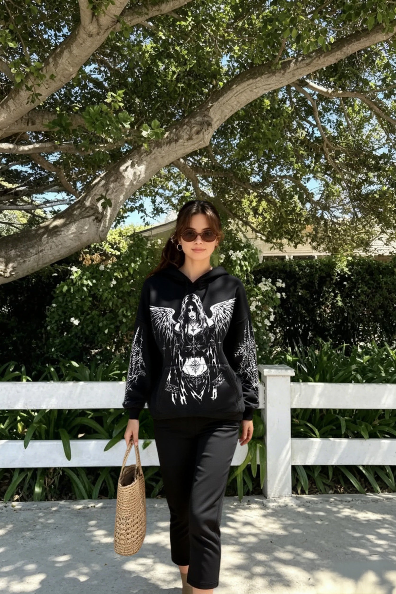 Retro Streetwear Graphic Hoodie