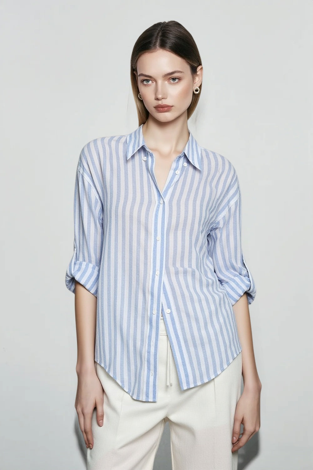 Pure Linen Vacation Blouse