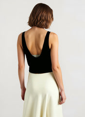 Vintage Satin High-Waist Maxi Skirt