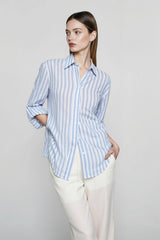Pure Linen Vacation Blouse
