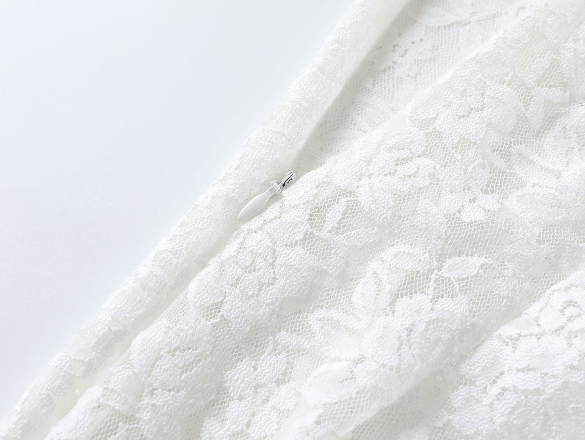 Lace Backless Dress With Shawl