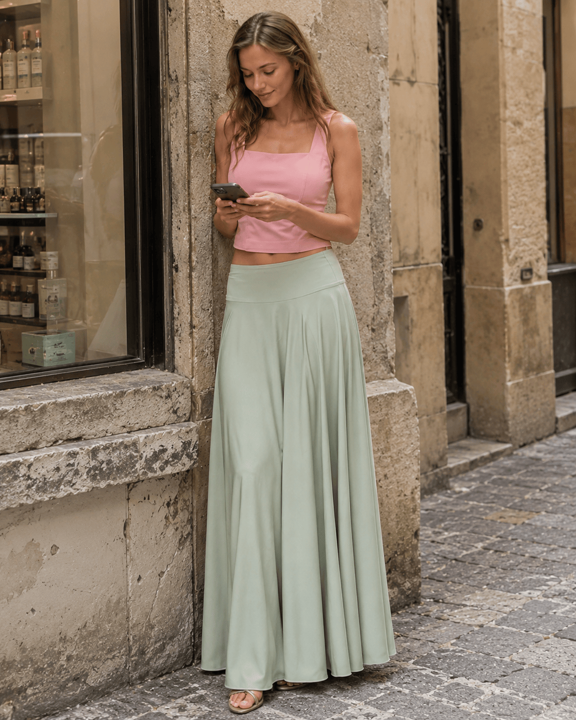 Elegant Art Glossy Umbrella Skirt