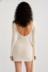 High-End Sexy Knit Mini Dress