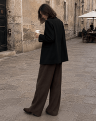 Split Back Relaxed Fit Blazer