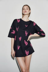 Streetwear Graphic Heart T-shirts