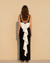 Elegant Bow Slim Fit Party Dress