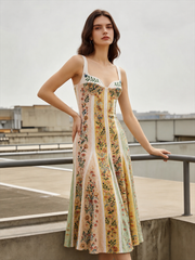 Halter Floral Printed Boho Dress