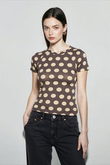 Polka Dot Slim T-shirts