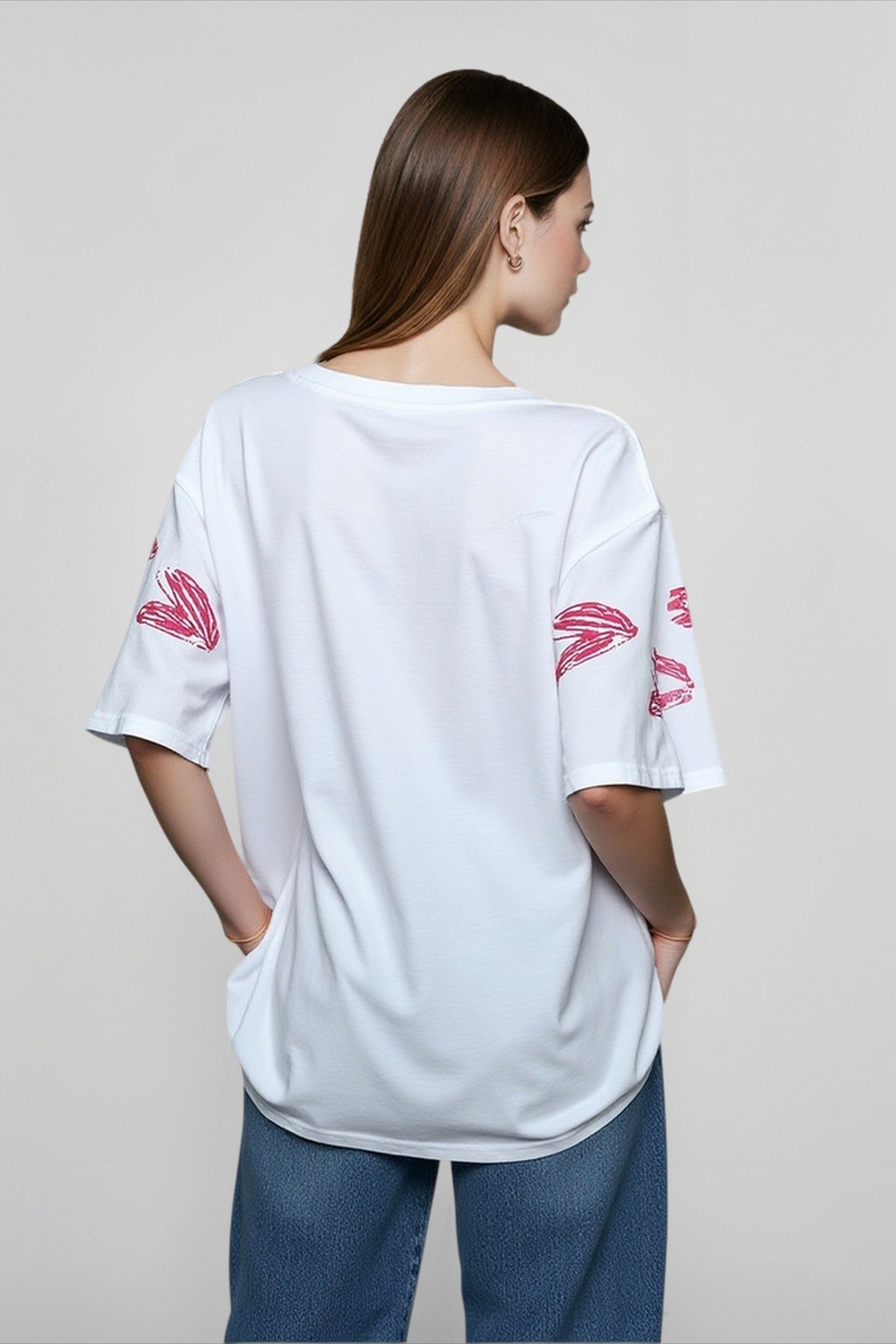 Streetwear Graphic Heart T-shirts
