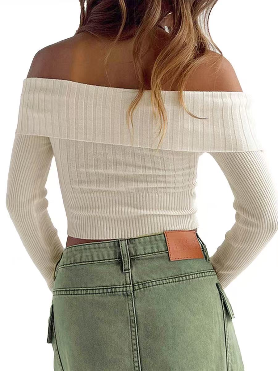 Morley Off Shoulder Sweater Cream
