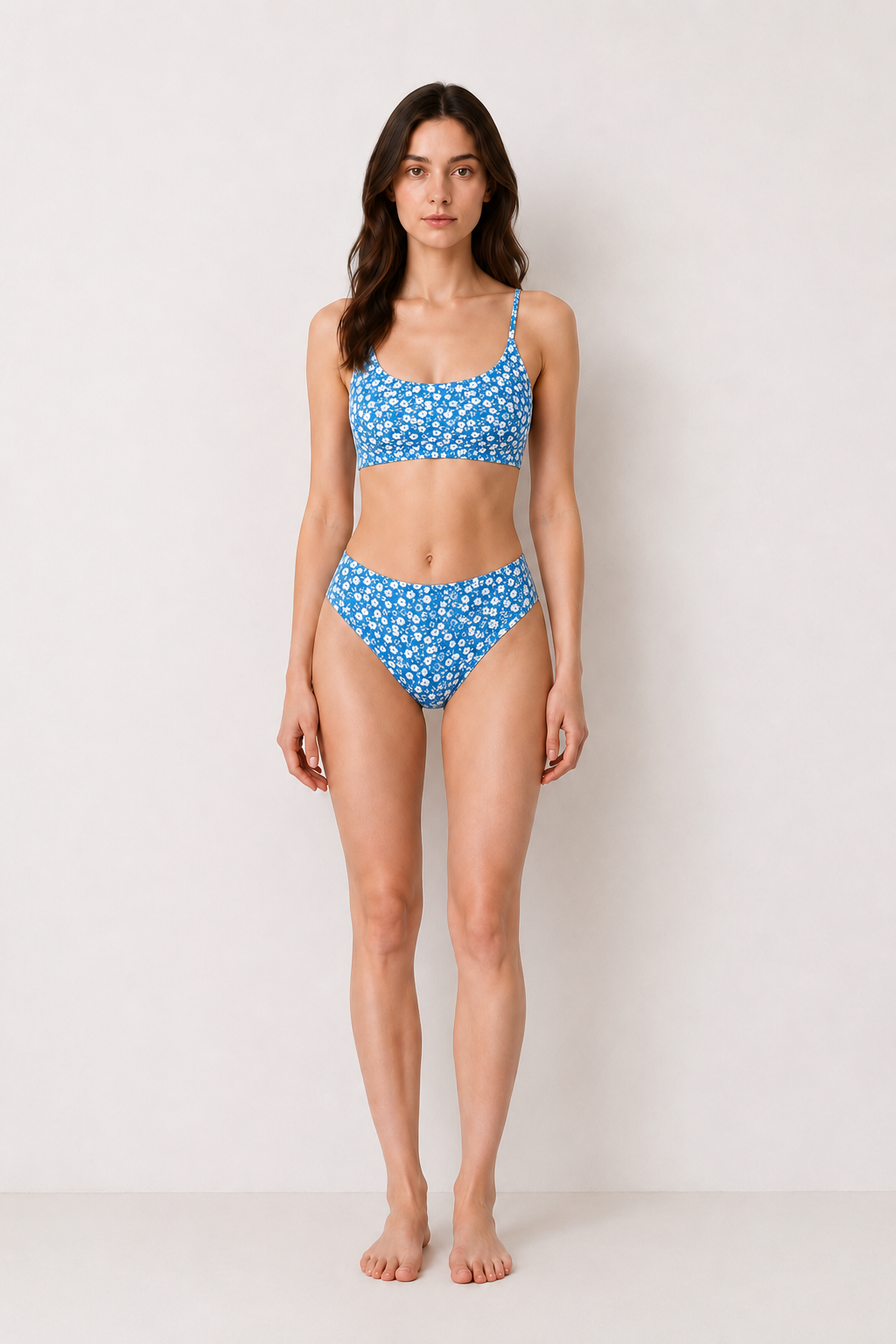High Neck Brazilian Set Two Piece Set