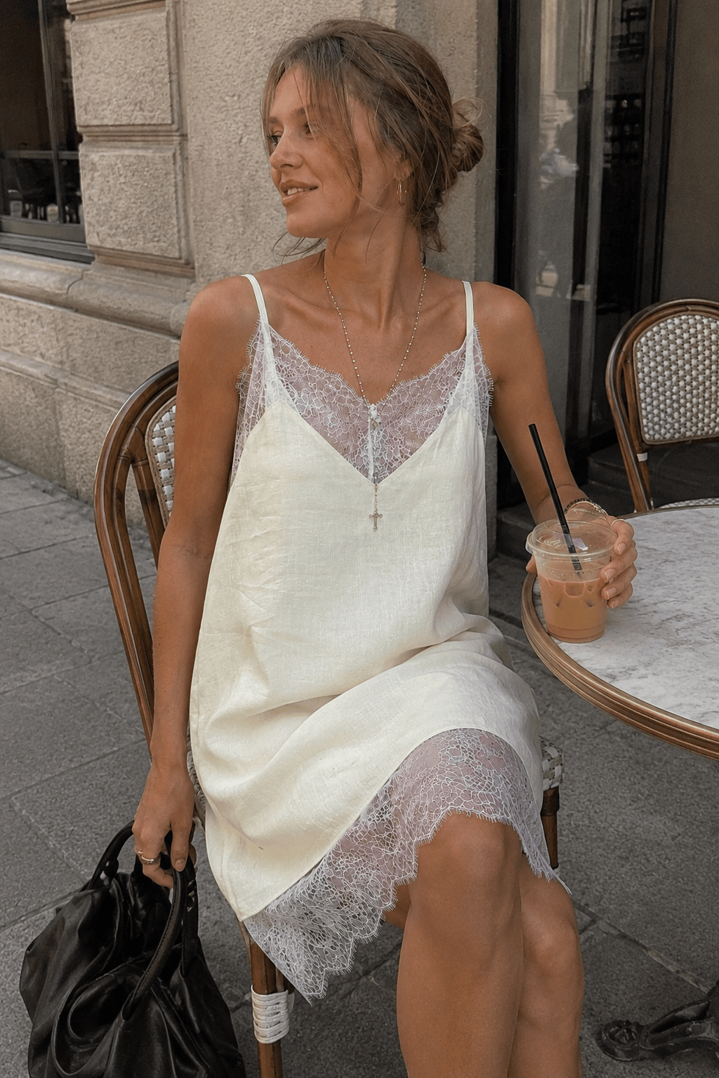 Lace Cami Elegant Casual Mini Dress
