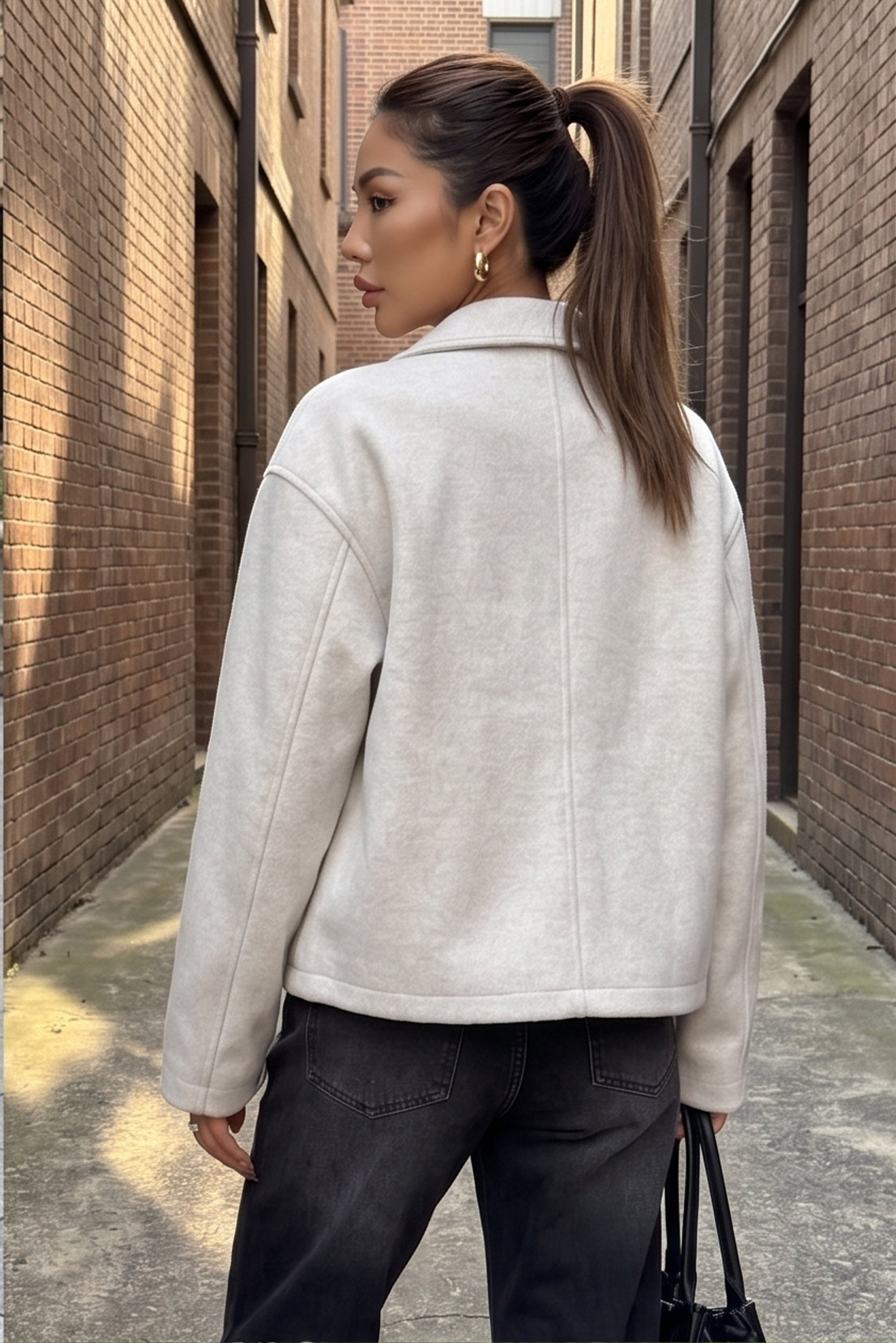 Elegant Long Sleeve Versatile Jacket