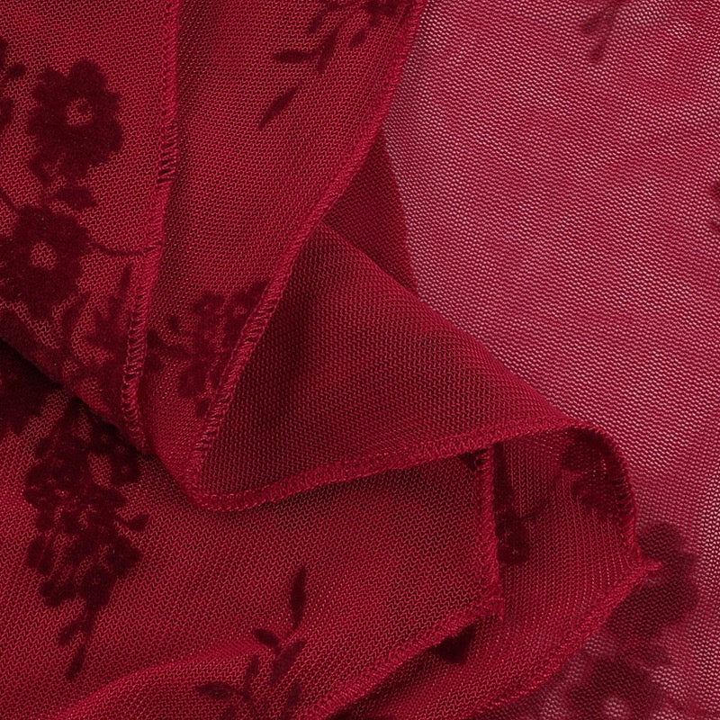 Vivre Mini Dress Burgundy