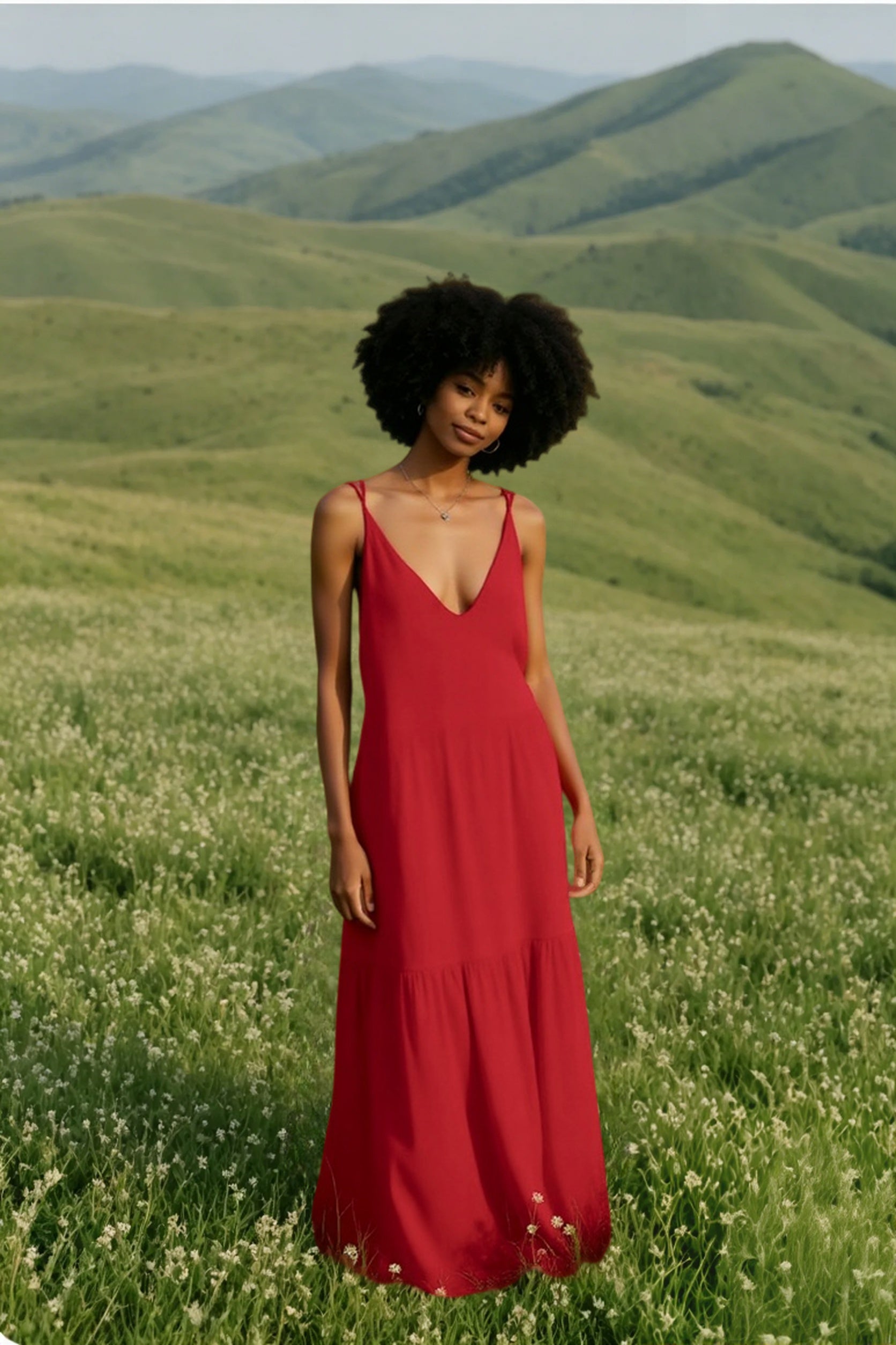 Solid Ruched Loose Tank Boho Dress