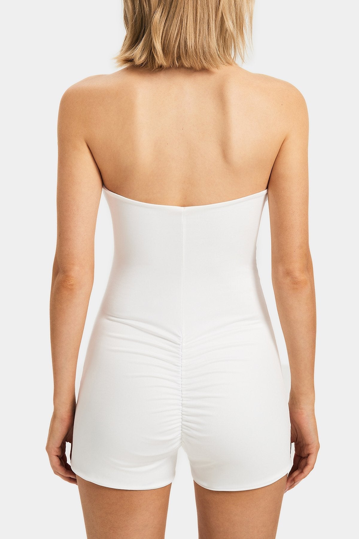 Off Shoulder O-Ring Decor Cut Out Rompers Playsuit