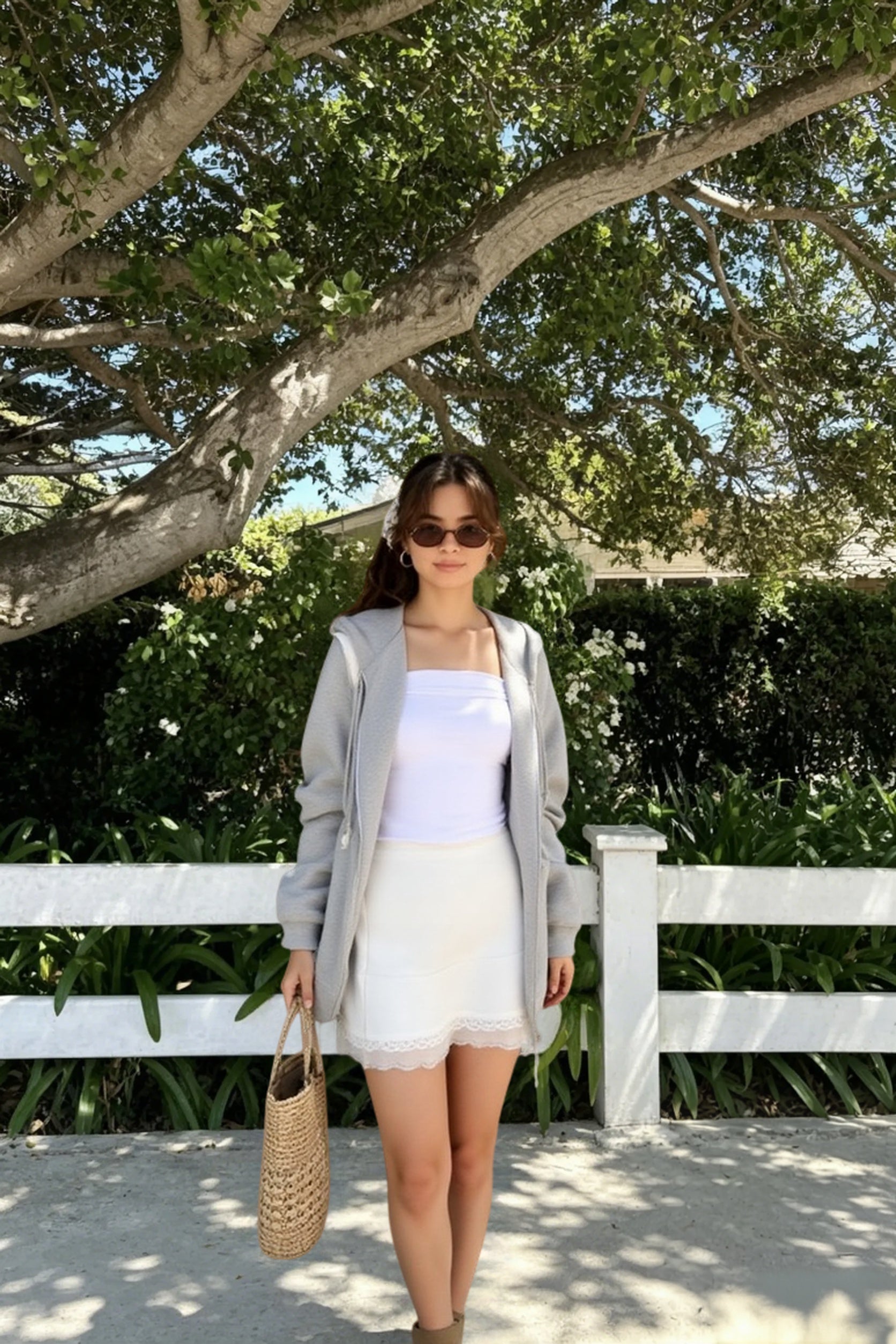 Oversized Lightweight Zip Hoodie