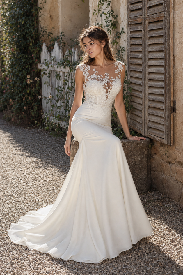 Long Sleeve Mermaid Sexy Wedding Dress