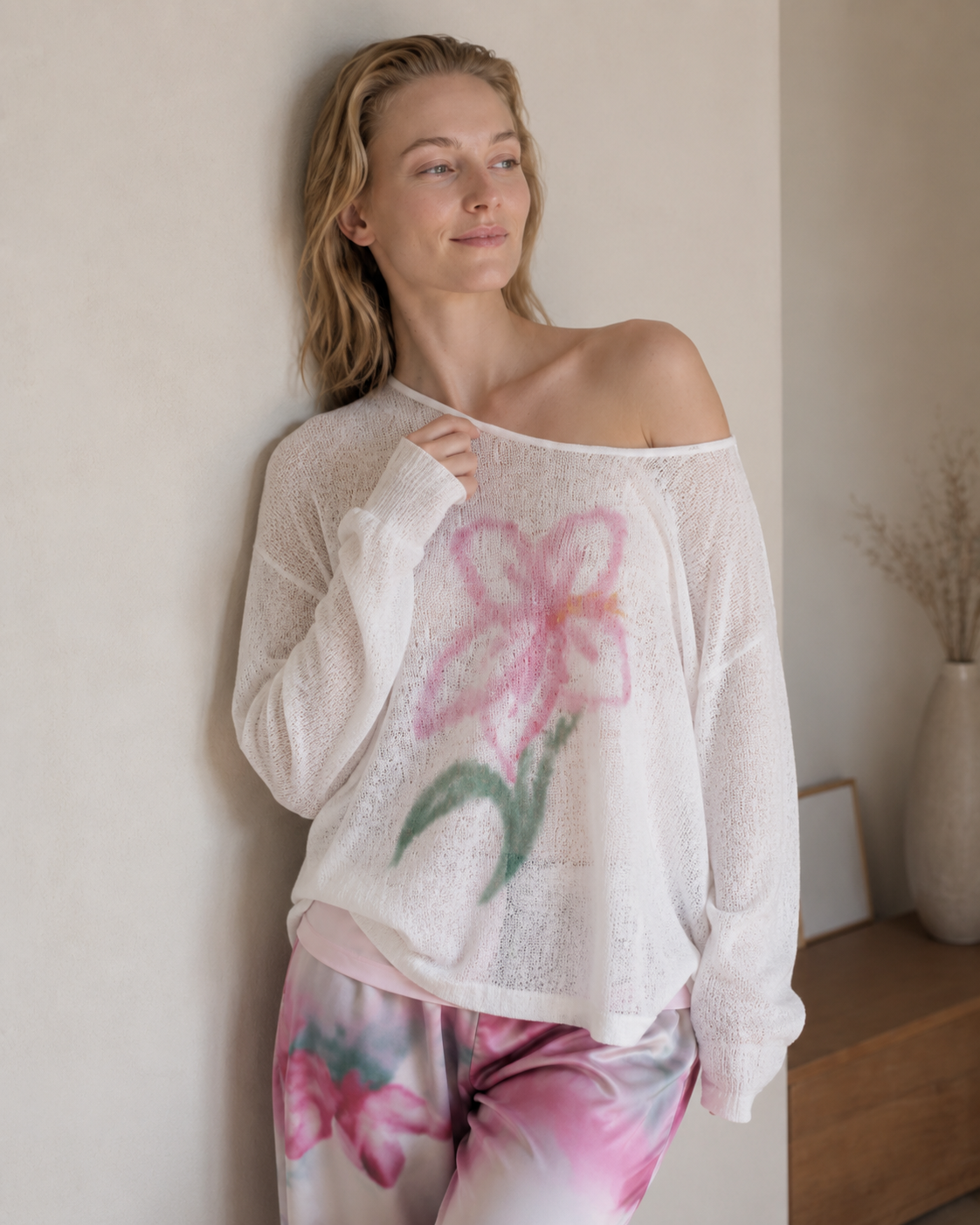 Lightweight Sun Protection Loose Casual Slouchy Blouse