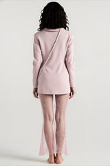 Dusty Pink Long Sleeve Tailored Blazer
