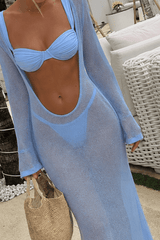Strappy Bikini Three Piece Swim Set