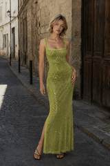 Sequin Rhinestone Bodycon Party Dress