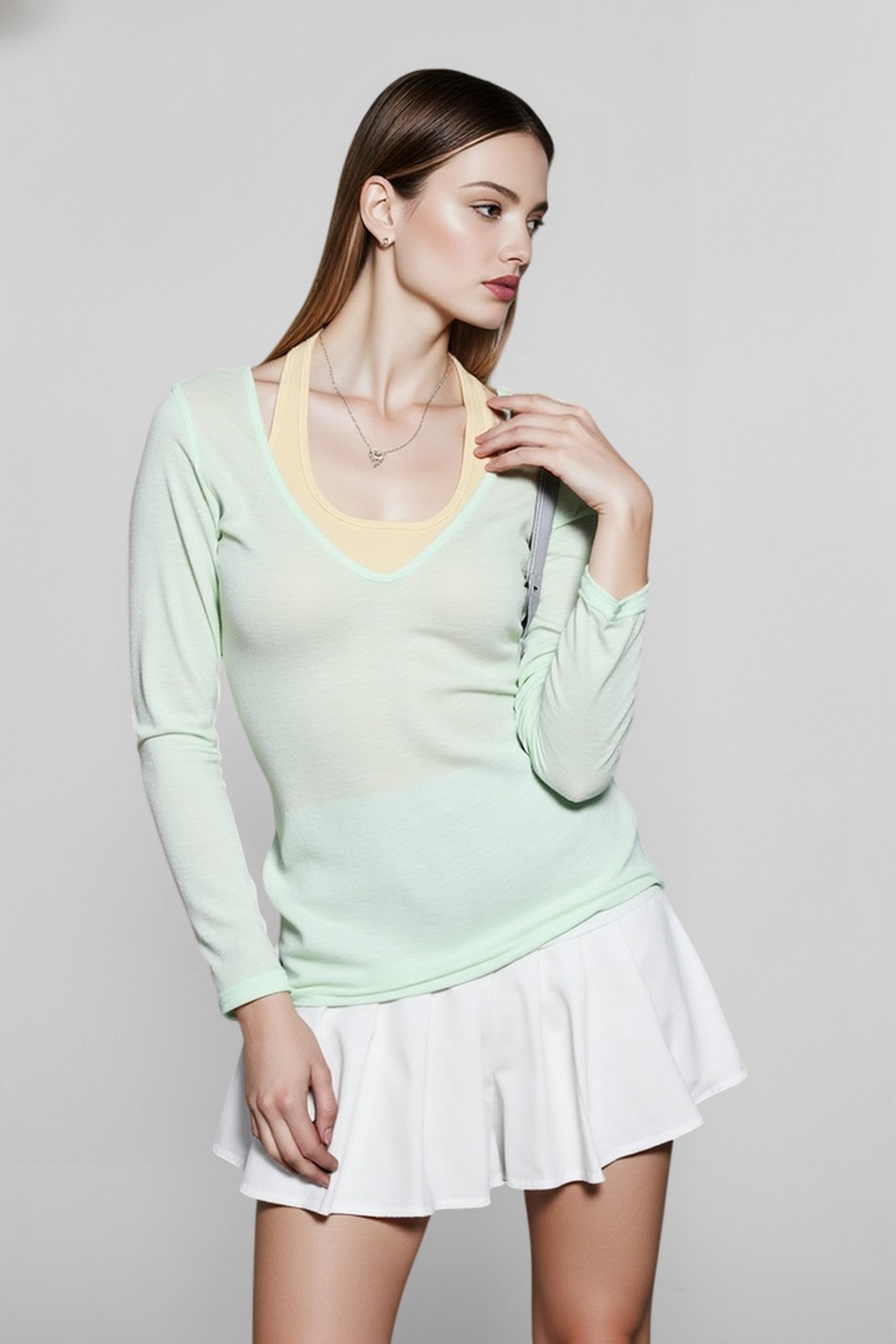 Slouchy Relaxed Long Sleeve Cover Up