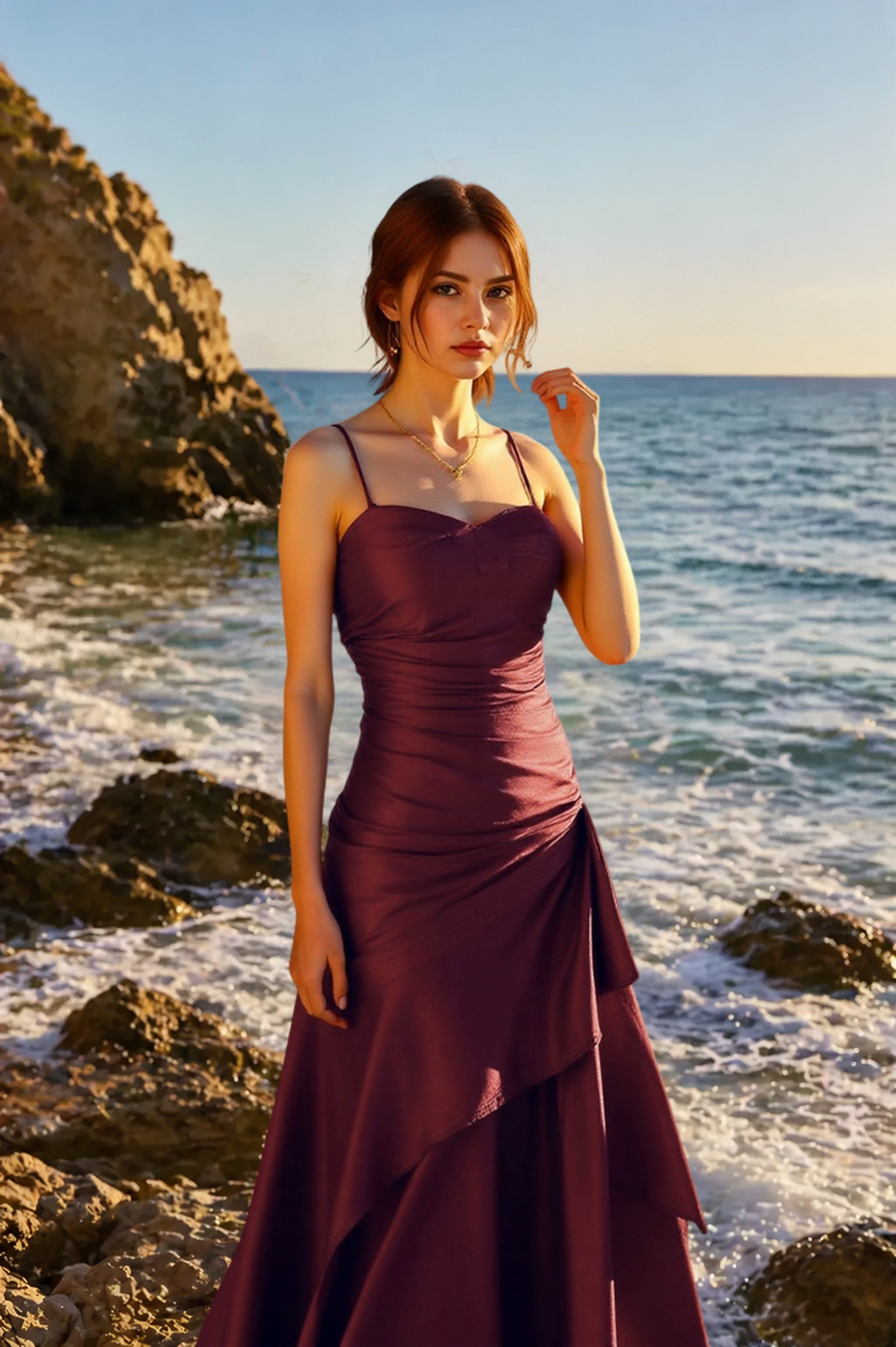 Longline Elegant Slip Dress