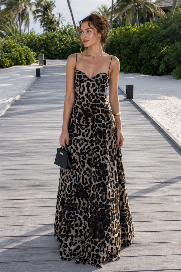Leopard Print Sexy Slip Dress Party Dress