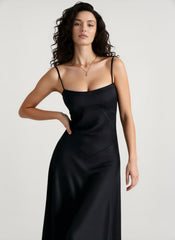 Elegant Cami Backless Maxi Party Dress