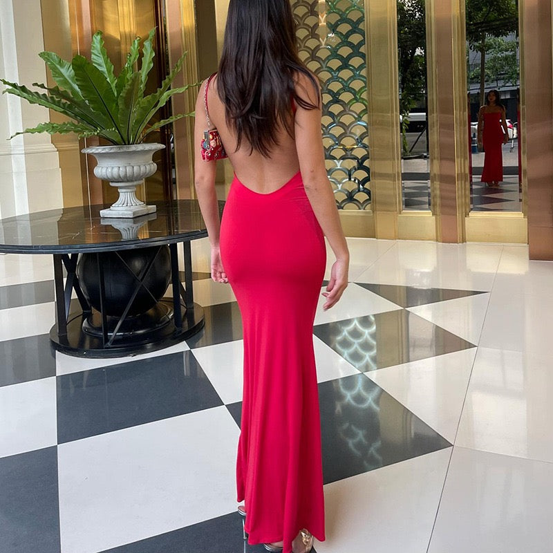 Scoop Neck Maxi Dress