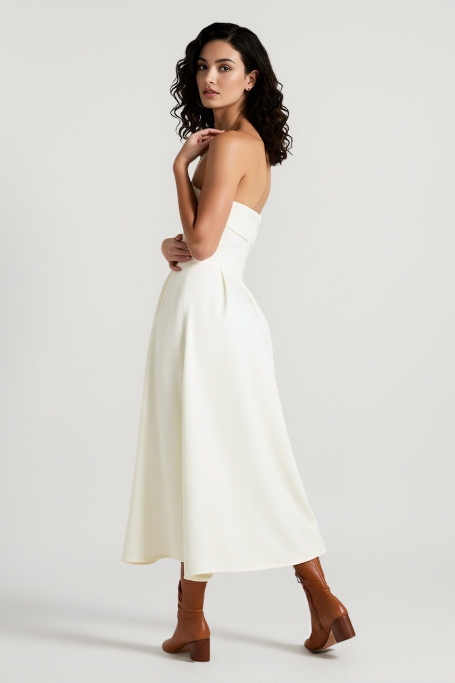Bandage Strapless Party Dress