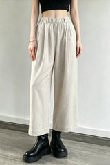Breathable Linen Straight Pants