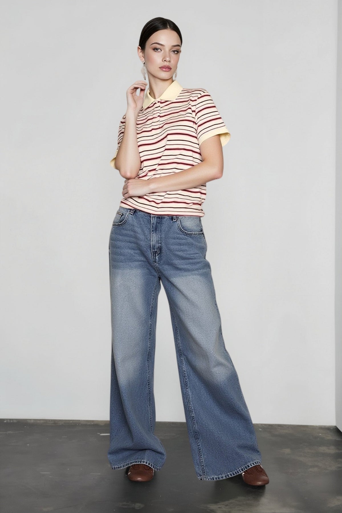 Vintage Stripe Relaxed T-shirts