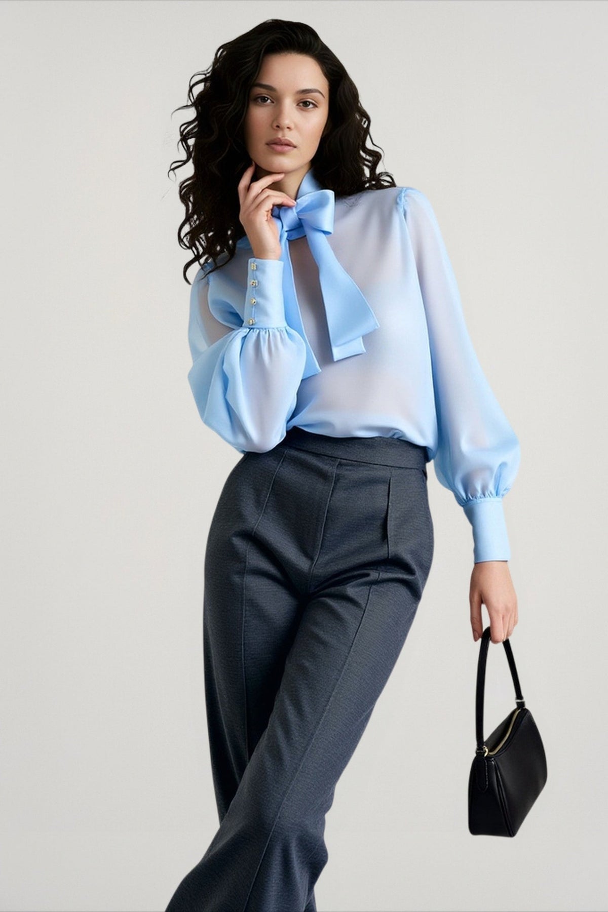 Layered Sheer Blouse
