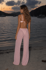 Floral Mesh 3-Piece Bikini Set