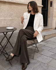 Split Back Relaxed Fit Blazer