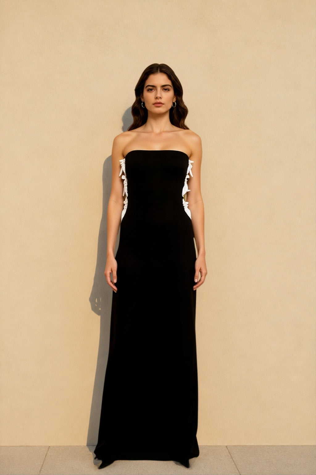 Off Shoulder Hollow Bow Mermaid Bandage Formal Dress