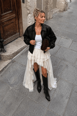 Casual Chic Asymmetrical Hem A Line Skirt