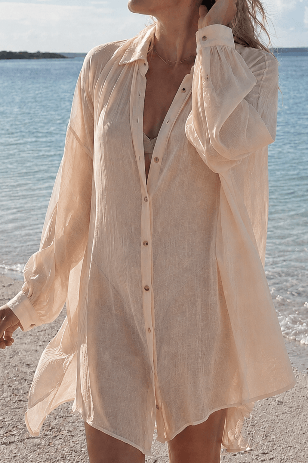 See Through Bikini Beach Cover Up